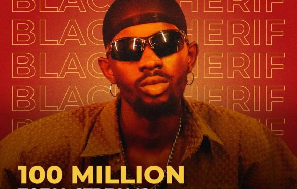 Black Sherif 100 Million Streams on Boomplay