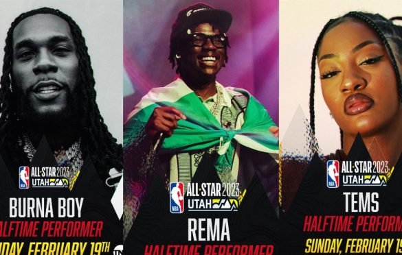 Burna Boy & Rema & Tems To Perform At 2023 NBA All-Star Game Halftime Show