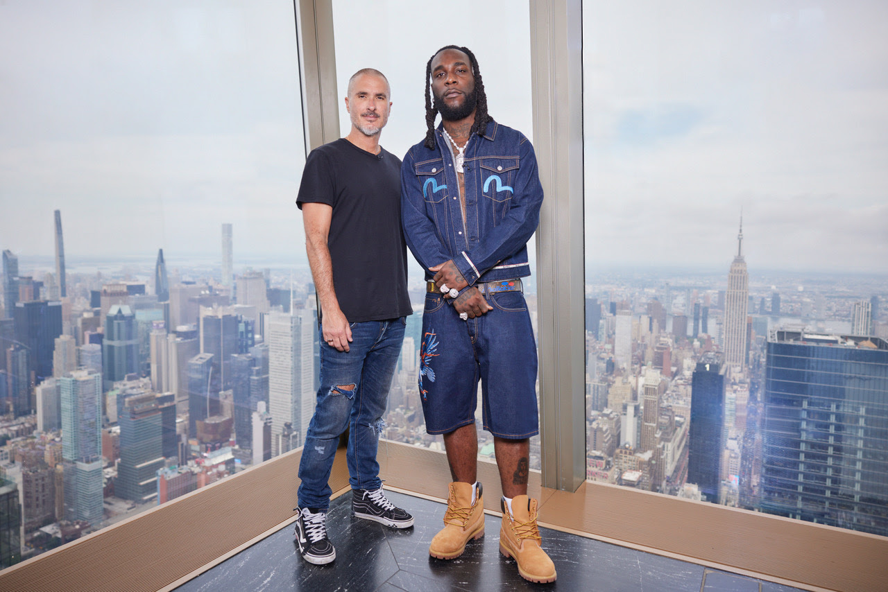 Burna Boy and Zane Lowe