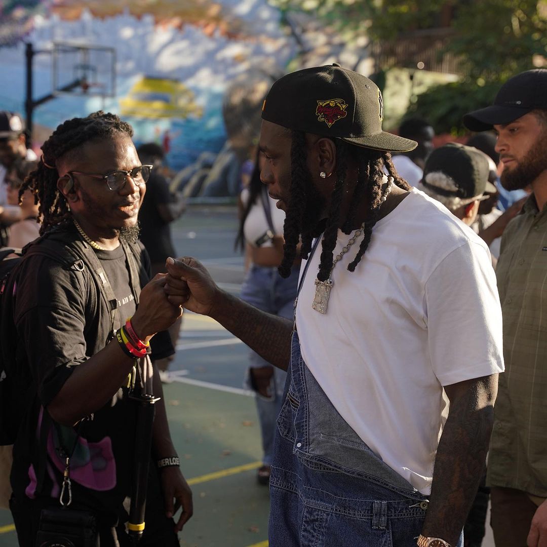 Emmanuel Mensah Agbeble and Burna Boy