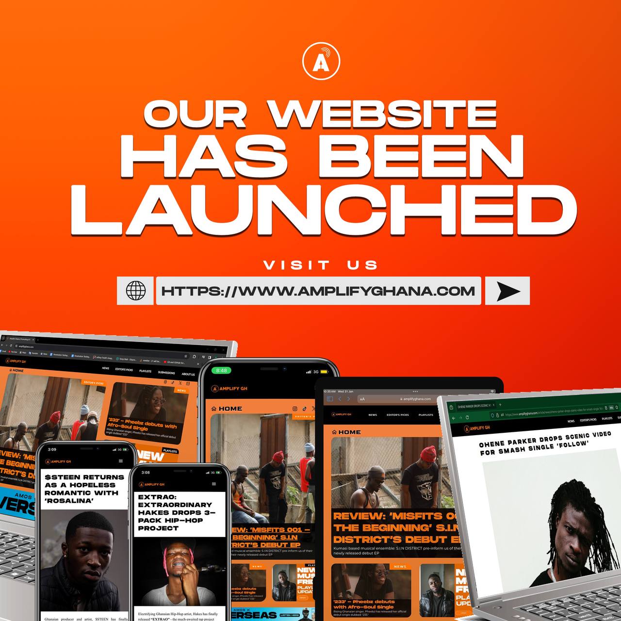 Amplify Ghana Website