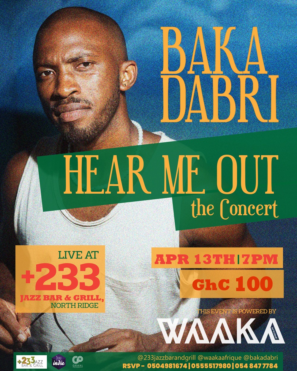 Baka Dabri Hear me out Flyer
