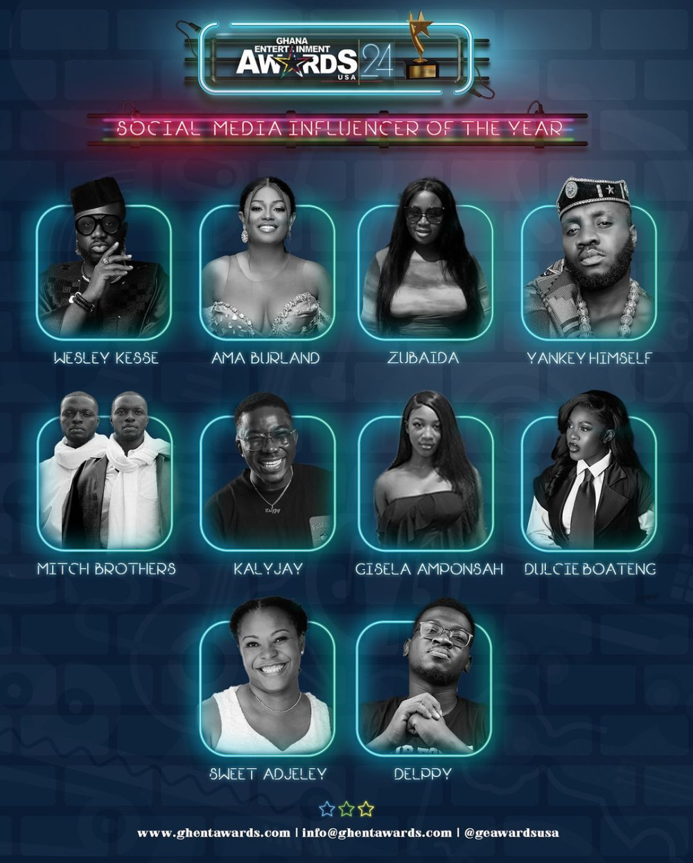 Mitch Brothers Ghana Entertainment Awards USA