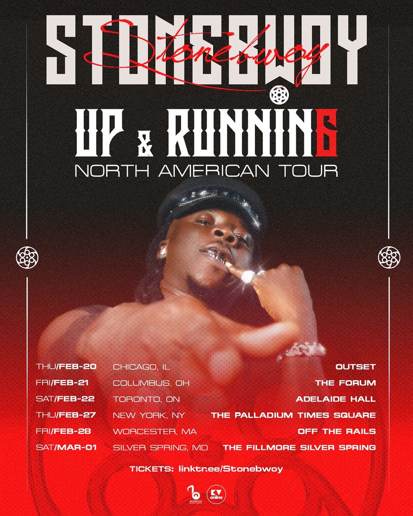 Stonebwoy North American Tour