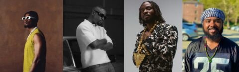 L-R ( E.l. , Sarkodie, Fuse ODG & Gasmilla)