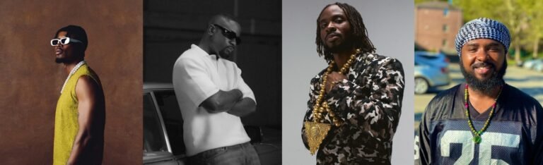 L-R ( E.l. , Sarkodie, Fuse ODG & Gasmilla)