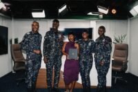Gyakie with Ghana Police